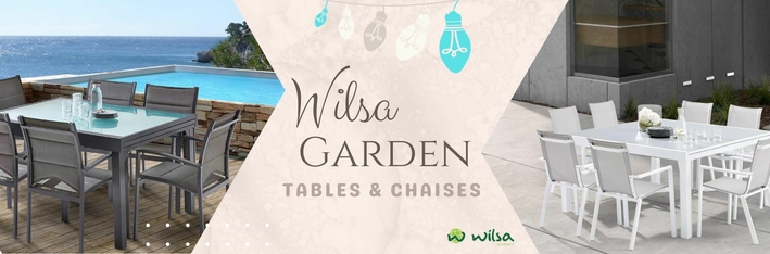 ensemble tables et chaises wilsa garden